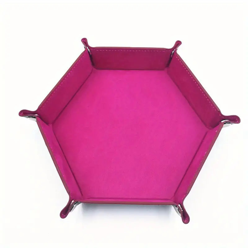Foldable Dice 6-sided Tray - Assorted Colors