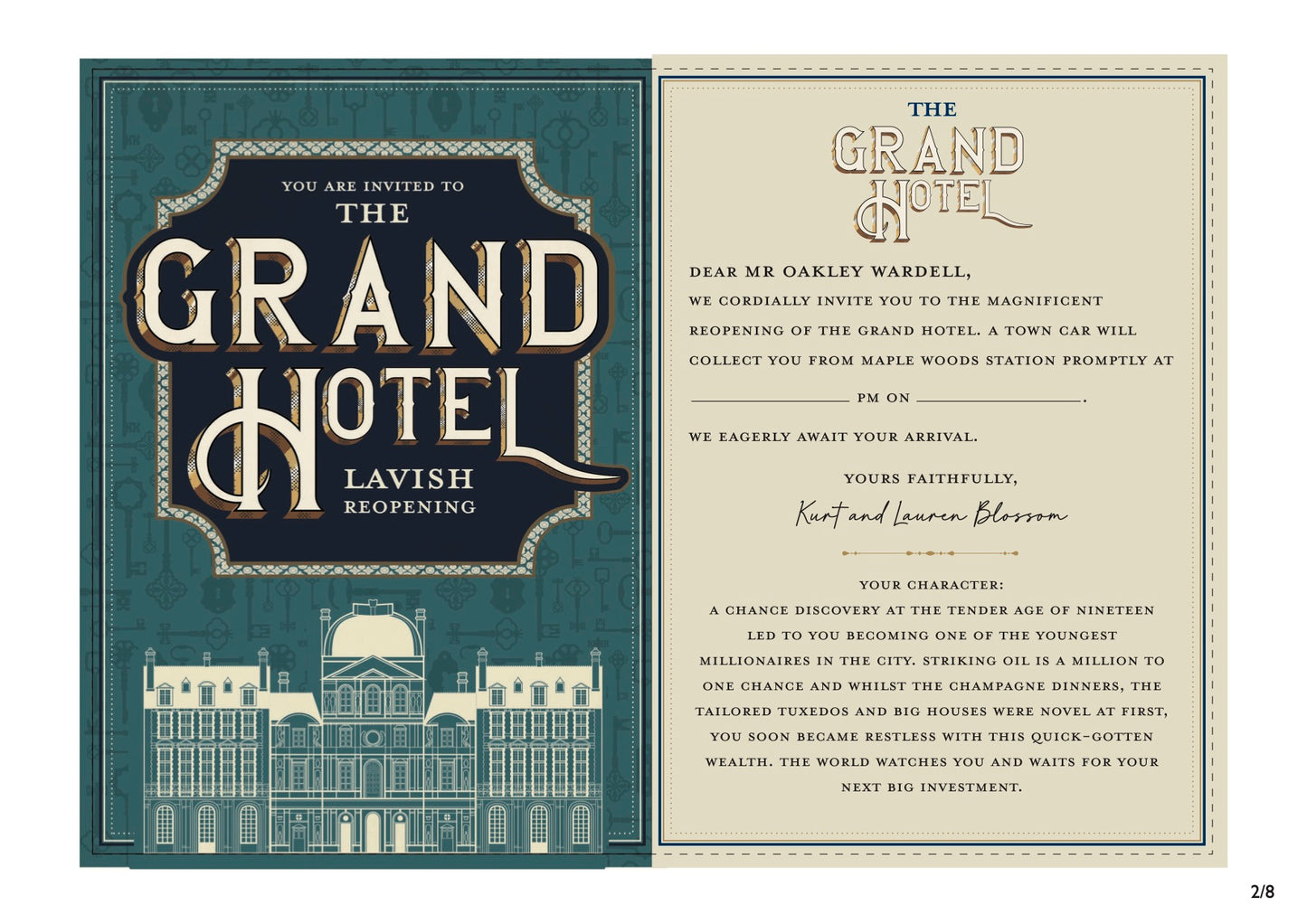 Escape from the Grand Hotel