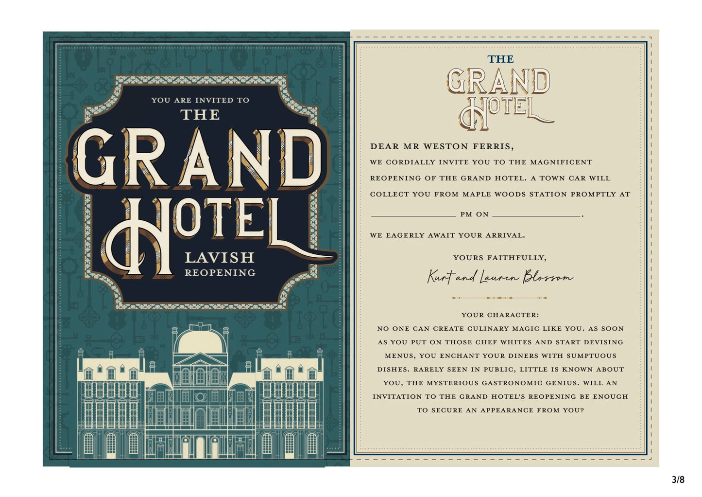 Escape from the Grand Hotel