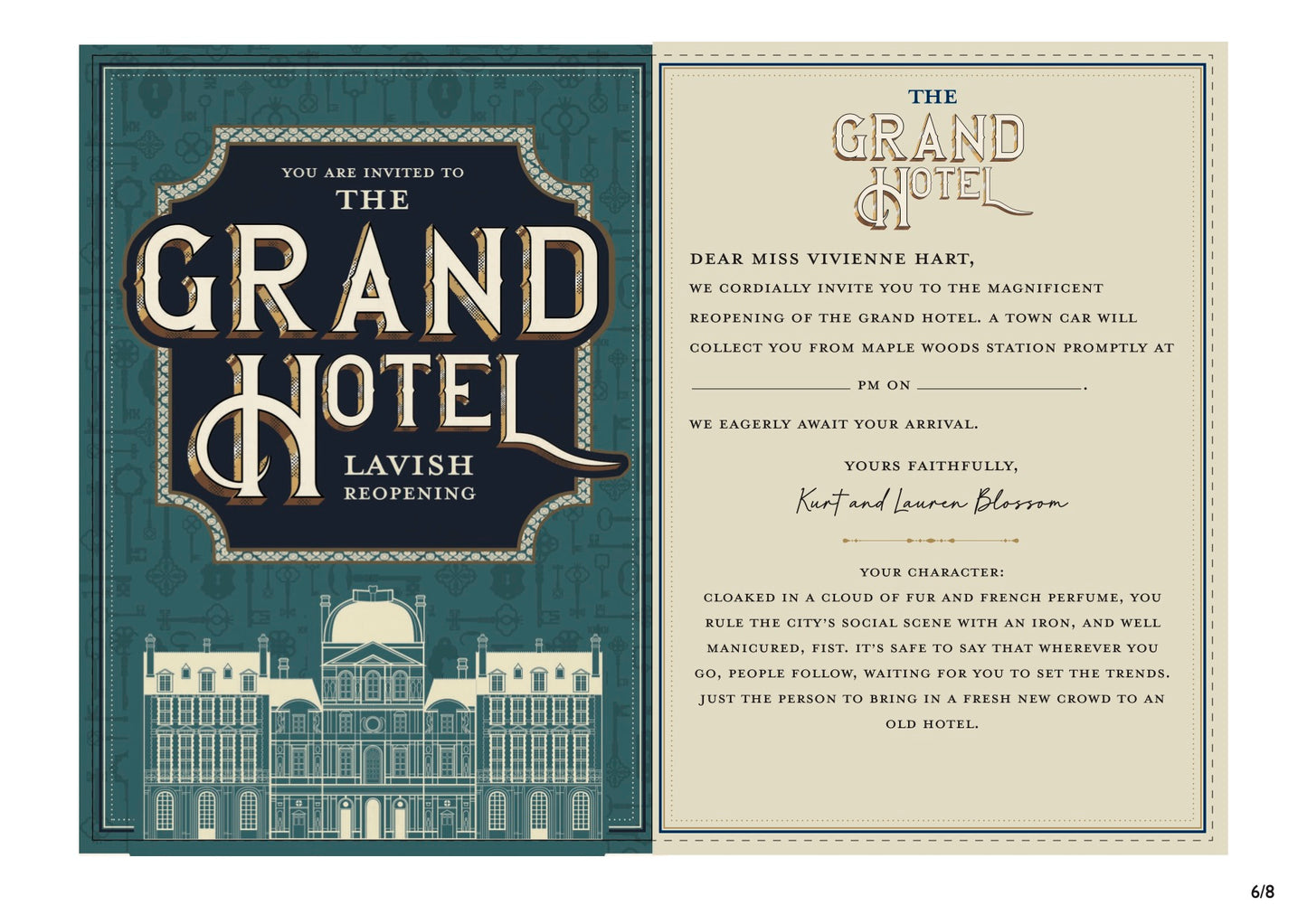 Escape from the Grand Hotel