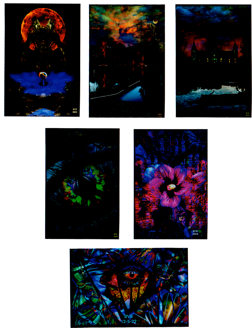 6 Greeting Card set by Buddy Van Buren