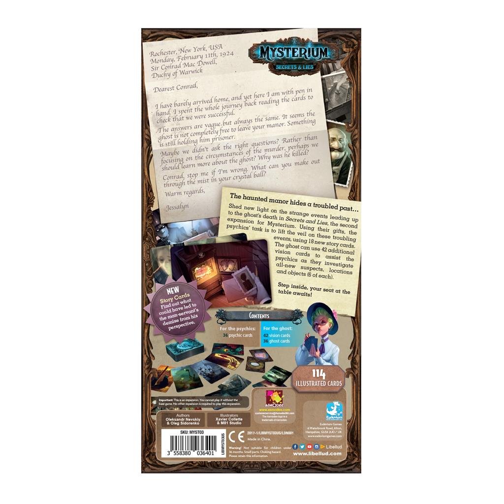 Mysterium: Secrets and Lies Expansion