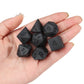 Frosted Black Digital Dice Set