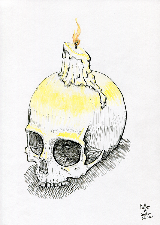 Artwork - Kelby Shelton - Bright Idea - Ink & Watercolor
