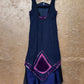 Costume - Black Dress w/ Maroon panels