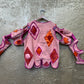 Costume - Pink Jester's Waistcoat with Fancy Arms