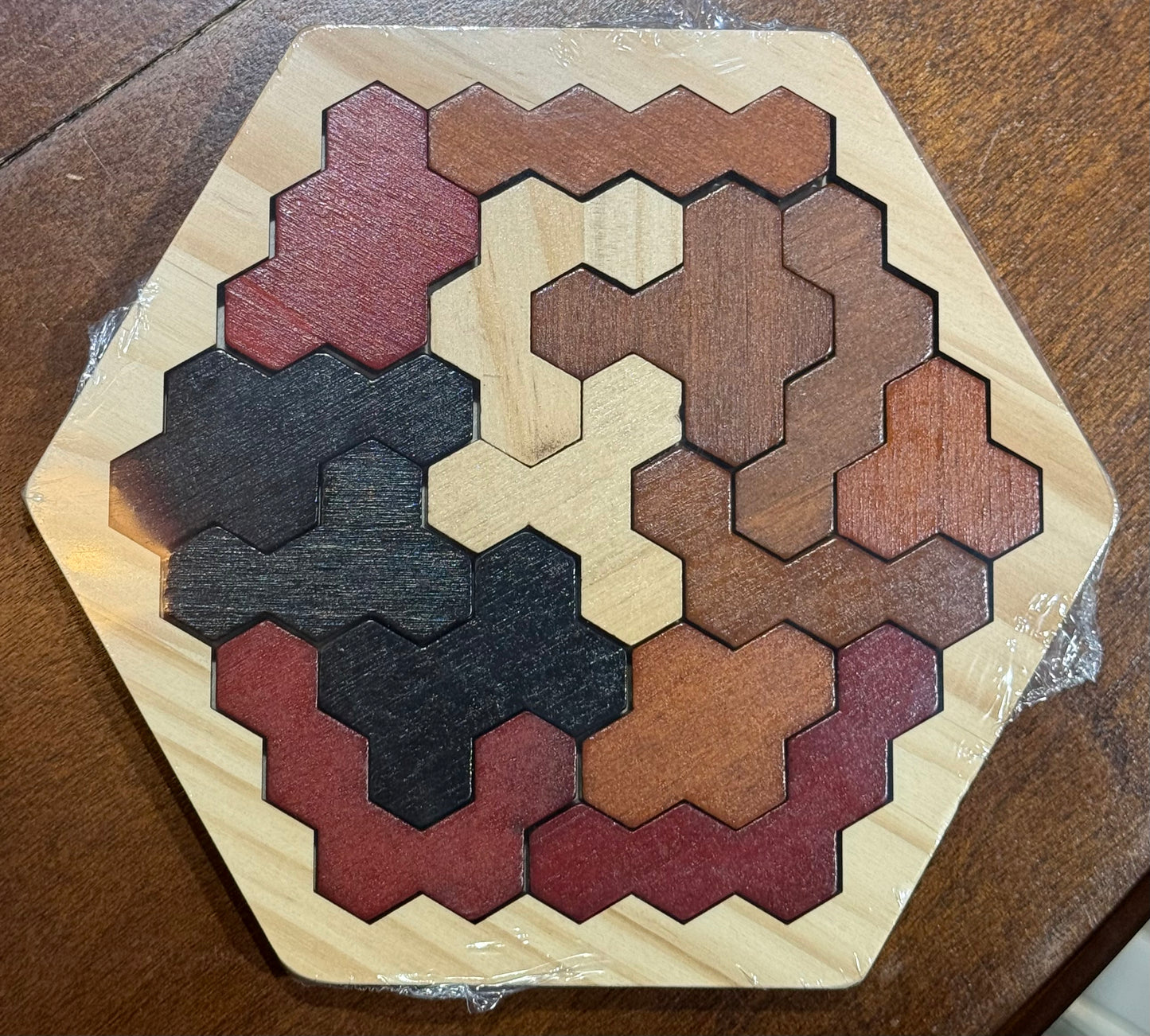 Wooden Hexagon Puzzle