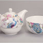 Peacock Teapot & Cup for One