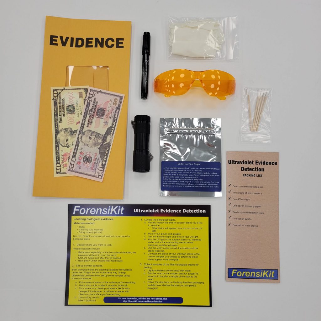 ForensiKit: Ultraviolet Evidence Detection