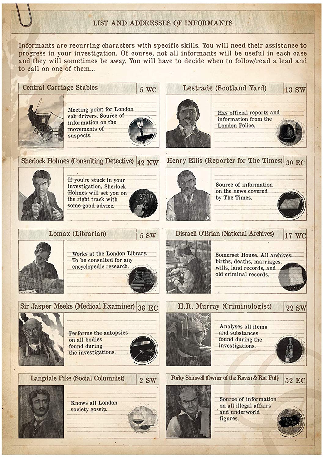 Sherlock Holmes: Consulting Detective - The Baker Street Irregulars