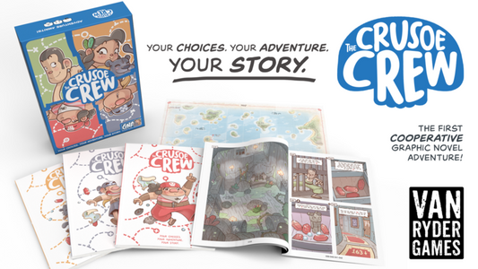 The Crusoe Crew, a Cooperative Graphic Novel Adventure - Conundrum House