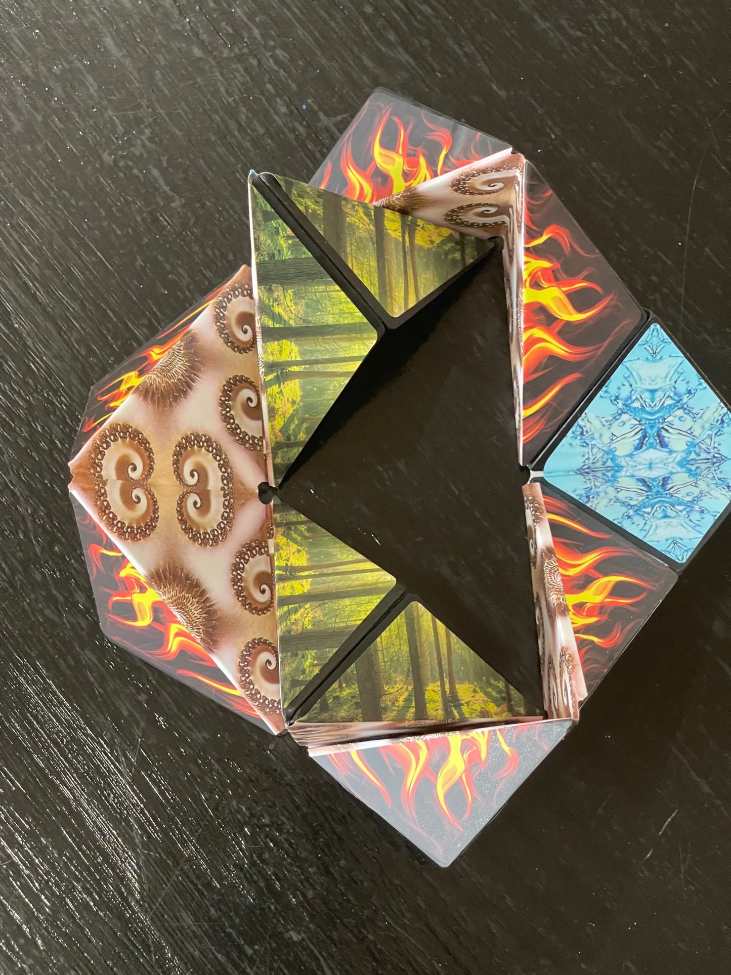 Unfolding Magnetic Magic Cube