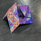 Conundrum House - Kaleidoscope pattern inside out. One of the over 70 shapes that the Unfolding Magnetic Magic Cube can be shaped into.