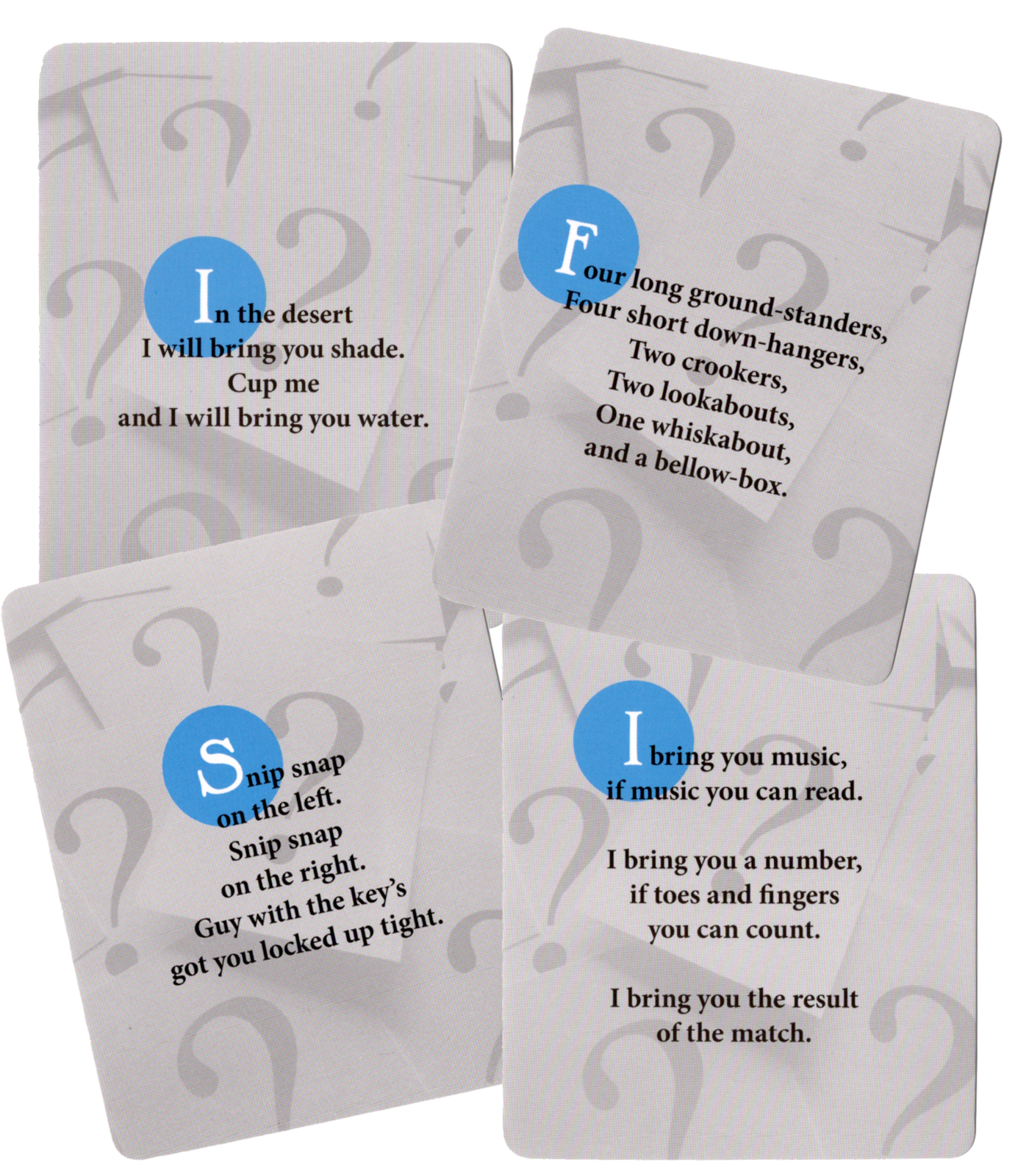 Riddles, Vol. 2 Knowledge Cards - Conundrum House