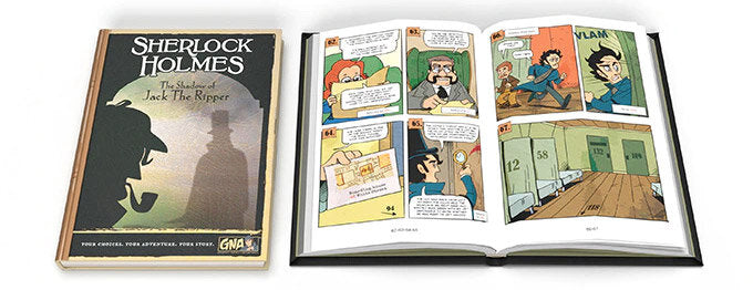 Graphic Novel Adventures Season #3 - Book 5 - Sherlock Holmes: The Shadow of Jack the Ripper. Conundrum House