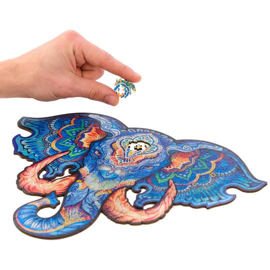 Unidragon Wooden Puzzle: Eternal Elephant