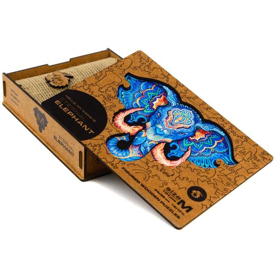 Unidragon Wooden Puzzle: Eternal Elephant