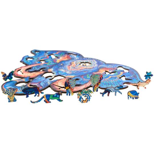 Unidragon Wooden Puzzle: Eternal Elephant