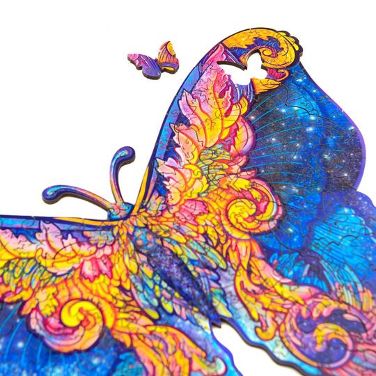 Unidragon Wooden Puzzle: Intergalaxy Butterfly