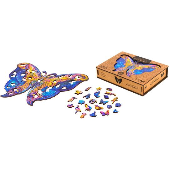 Unidragon Wooden Puzzle: Intergalaxy Butterfly