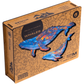 Unidragon Wooden Puzzle: Milky Whales 2 in 1