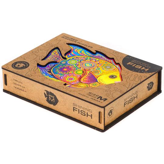 Unidragon Wooden Puzzle: Shining Fish
